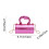 Γυναικεία τσάντα ώμου Clutch Tote από ακρυλικό σε ασημί χρώμα – Μοντέρνα τσάντα ώμου 3