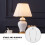 Lot de 2 grands abat-jour pour lampes de table, support de lampe. 2