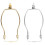 Lot de 2 grands abat-jour pour lampes de table, support de lampe. 3