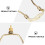 Lot de 2 grands abat-jour pour lampes de table, support de lampe. 5