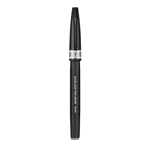 Pentel Pentel SESF30C-NX Extra Fine Brush Tip, 12 Pieces Grey 1