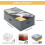 Under Bed Storage Box with Clear Cover, 10-Gallon, 2-Pack 3