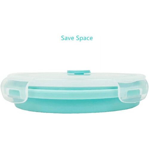 Collapsible Silicone Bowls with Lids – Microwave & 2