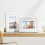 White Engineered Wood Picture Frames 6x8 Set of 9 2