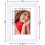 White Engineered Wood Picture Frames 6x8 Set of 9 3