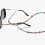 Hanging Chain for Glasses Multi Colored 1Pack 27.6in 7