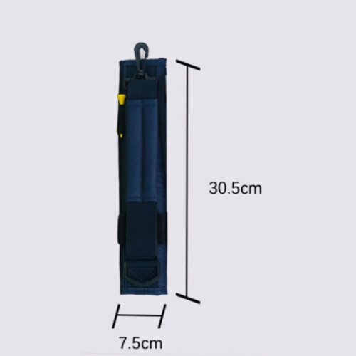 Worgeous swing bag blue flat golf accessory bag 11.8x3x0.4 2
