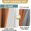 Linen Look Blackout Curtains 52x96 in Pair 3