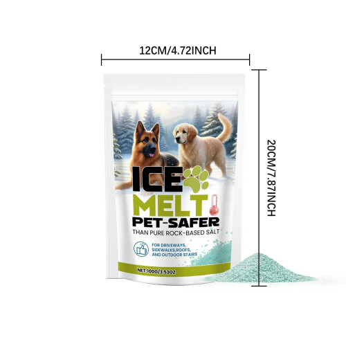 Rock Salt Ice Melter for Driveways and Sidewalks 20 lb 2