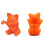 Cat-Shaped Silicone Tea Infuser, Orange, 6.5 cm 5