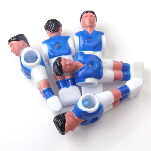 Foosball Men Replacement Set Blue Red 4.3in 11-Piece 1