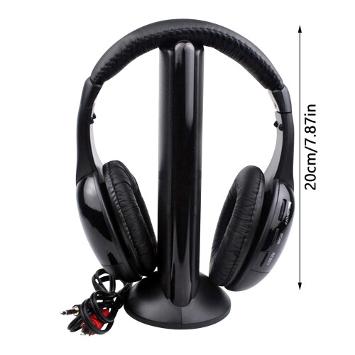 Ασύρματα ακουστικά τηλεόρασης MH2001 Over-Ear FM και υποδοχή 3,5 mm 1
