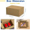 Pacote com 30 caixas de papelão ondulado marrom, pequenas, de 20x15x10 cm (8x6x4 polegadas), ideais para embalagem, envio postal, mudanças e uso 2