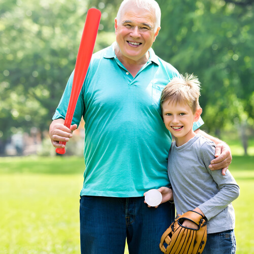 2 Plastic Baseball Bats for Kids - 18" Set for Backyard Games 1