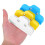 3-delige multifunctionele plastic knutselclips 5