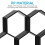 Cementstensformar med hexagonal tegeleffekt PP1-pack för trädgårdsrenovering 7