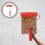 FRCOLOR Red Paint Roller 1Pack for Wood Grain and Texture Paint Application in 7
