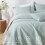 Sprout Green Twin Quilt Set Microfiber 1 Sham 3