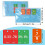 69PCS Decimal Fraction Percentage Conversion Cards Table Model Education Card Thinking Cognition Training Kids 4