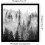 Black Square Picture Frame 25x25 cm MDF with Plexiglass 2