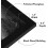 Black Square Picture Frame 25x25 cm MDF with Plexiglass 3