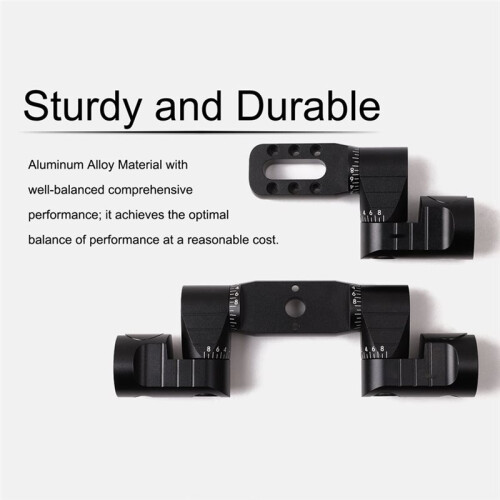 Stabilizer V Bar Quick Release Balance Stabilizer Rod V-Bar Adjustable Single/Double Side Accessory Single Side 2