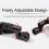Stabilizer V Bar Quick Release Balance Stabilizer Rod V-Bar Adjustable Single/Double Side Accessory Single Side 3
