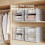 5-Pack Stackable PP Storage Bins Grey 4