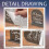 4-Piece Acrylic Wedding Place Card Set 3