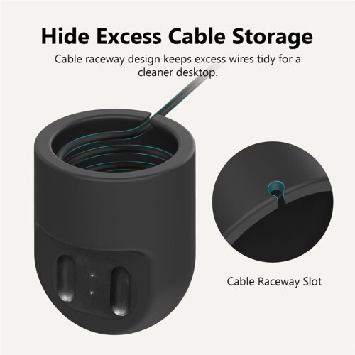 For Meta  Display Neural Band Desktop Charging Stand Washable Silicone Base for Meta  Display A 2