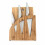 Bamboo Knife Block with Chopping Board Chopaholic 2