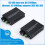 1 Pair RS485 Data Extender Converter with 10/100Mbps Ethernet SM SX,over Fiber Optic Transmitter and Receiver EU PLUG 4