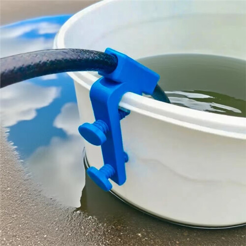 Adjustable Water Pipe Clamp Plastic Hose Holder Curved Design for Easy Installation 2