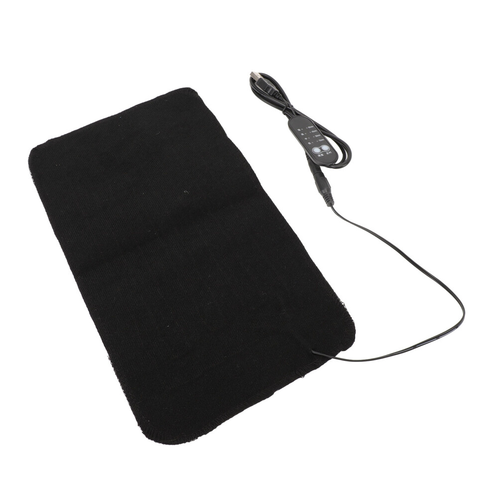 USB Heating Waist Belt for Back & Belly 17x30cm, 4 Gear Adjustable Temperature