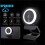 4k Webcam with Fill Light Autofocus USB Camera with Microphone Rotatable Webcam for Streaming Video Conferencing 3