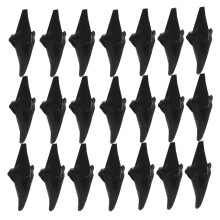 160Pièces Bec Factice Noir Pour Poupées Décorations Artisanales