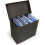 Comic Book Storage Box Comic Book Organizer Box with 3 Partition Large Capacity Document Container with Handle 7