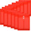12PCS Plastic File Folders for Documents,A4 Plastic Envelopes Folders with Snap Closure and String Tie,for School Home B 1