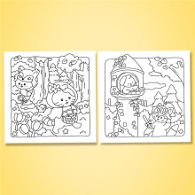 FLUFFY TALES Bold-Easy Patterns Coloring Book for Adults Cute Drawing Book Perfect Gift for Party and Birthday