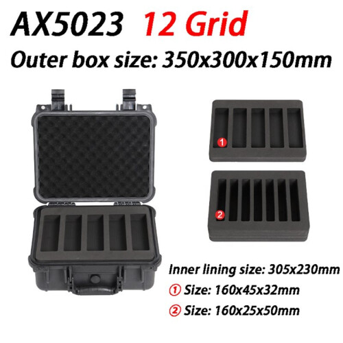 Knife Storage Box Survival Folding Knives Organizer Boxes Waterproof Tool Case Portable Tools Organizer Suitcase 2