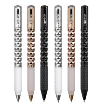 6-Teiliger Knisterstift, Geometrische Formwechselstifte Aus Metall für Bürobedarf in der Schule, zu Hause, 0,5 mm