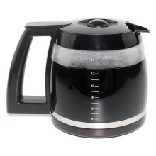 Glass Coffee Pot for Cuis Coffee Machine High Borosilicate Heat-Resistant Glass Pot with Handle