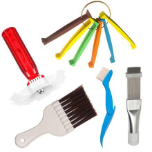 Car Radiator Condenser Fin Comb Sets Air Conditioner Coil Straightener Hand Cleaning Tool Auto Cooling System Repair