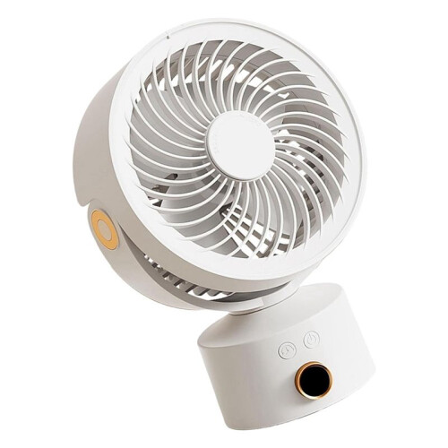 Leiser Wiederaufladbarer Tischventilator mit USB, -Ventilator, Lange Lebensdauer, Ideal Fürs Büro oder Unterwegs