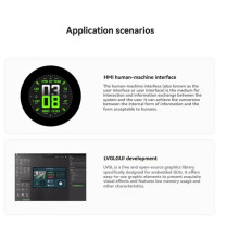 Waveshare RP2350 2.1inch Touchscreen Development Board 480x480 Resolution LVGL HMI Development USB Type-C Port 6-Axis Sensor A