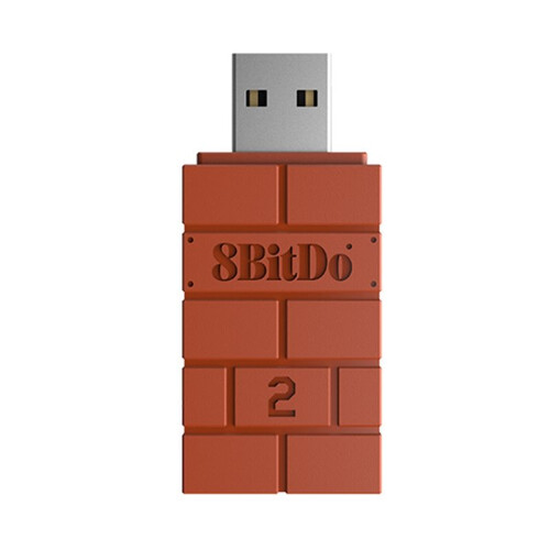 8BitDo USB Wireless  Adapter 2 Receiver   1, 2 PS1  Windows for PS4 PS5  Series X/S Handle Red 2