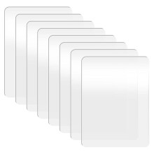 8 Pcs Clear Acrylic Cutting Pads, Clear Cutting Plate Acrylic Cutting Pads for Embossing Crafting
