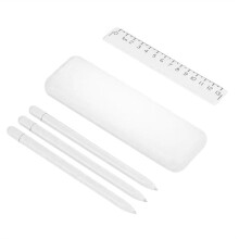 3-Pen Tech Case Set - Magnetic Pen Holder with Aesthetic Design, Premium Stationery Box for Teens/Students