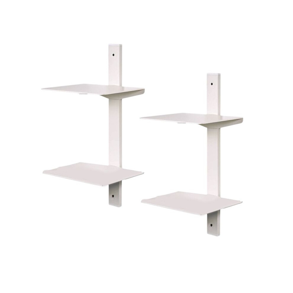 Invisibility Floating Book Shelves For Wall, Loads 60Lbs, Vertical Spine Book Tower Floating Bookshelves 2 Pack 4711451431324