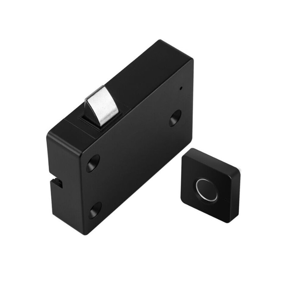 T4 Fingerprint Drawer Lock Home Drawer Wardrobe Office File Cabinet Fingerprint Lock Anti-Theft Lock Graffiti 4713955621256